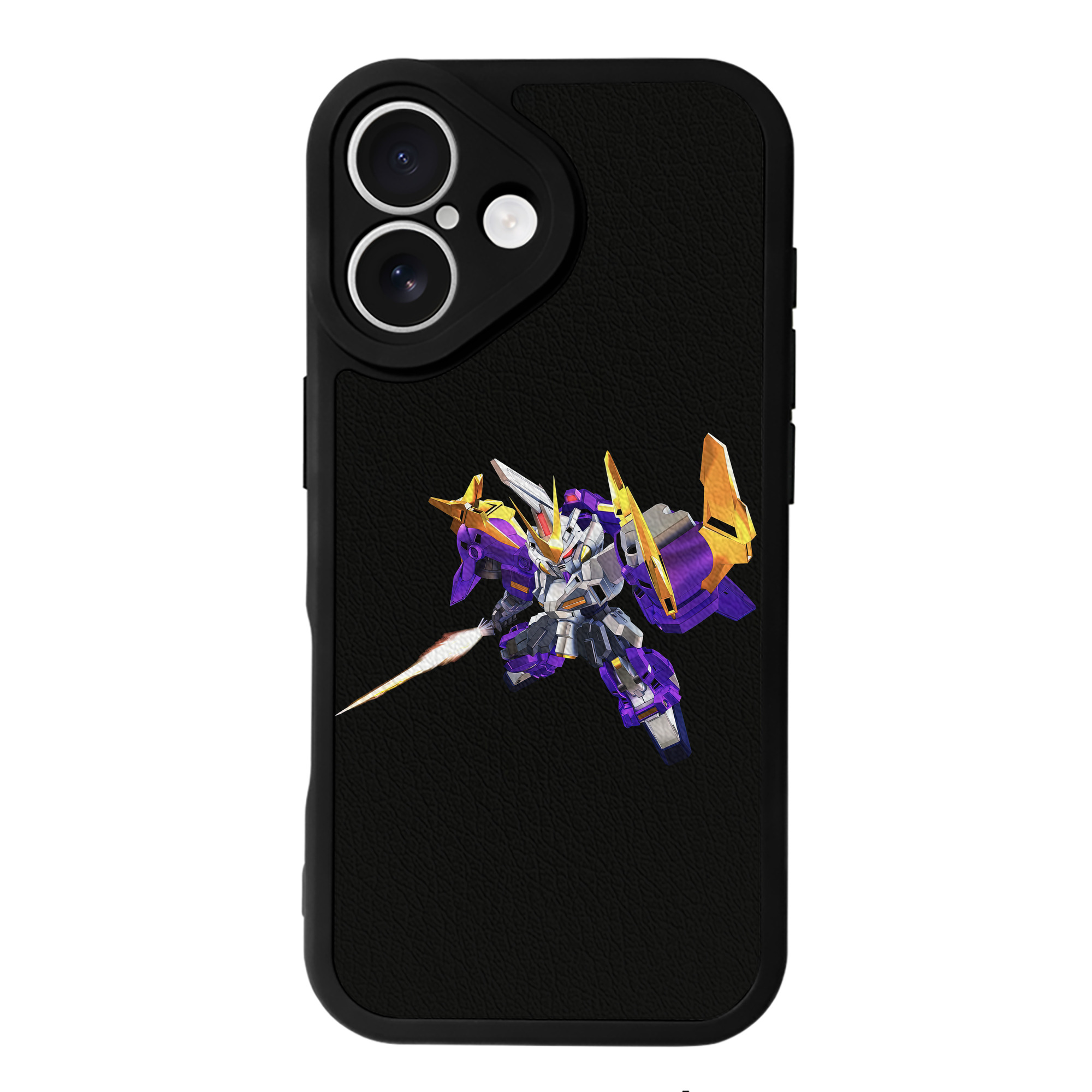 （画像用） 機動戦士ガンダム Mobile Suit Gundam 【iPhone 16シリーズ対応】シリコンスマホケース（レザー調） 材質：シリコン